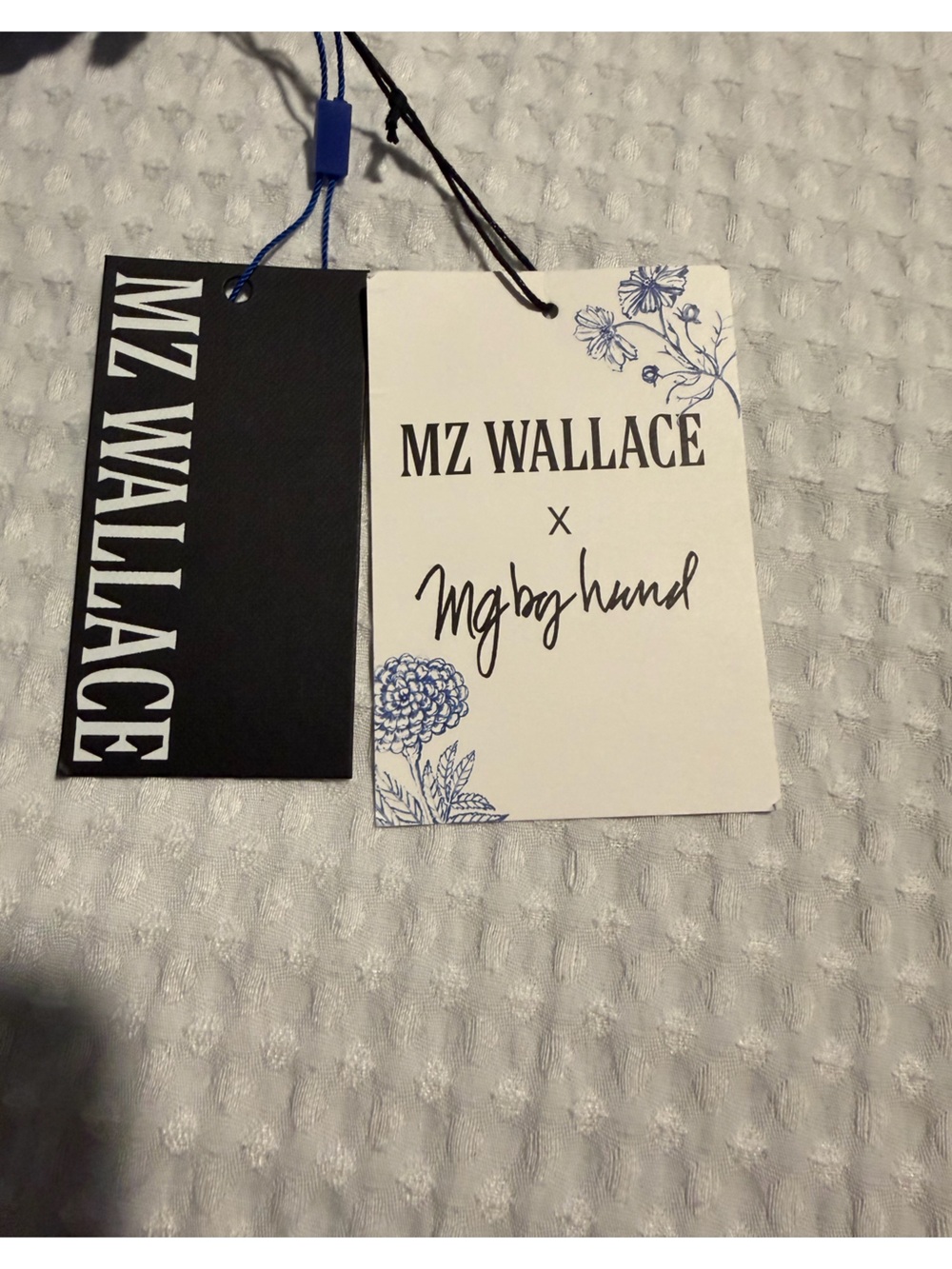 MZ Wallace Porcelain Blue/Multi Double Zip Cosmetic Bundle - Picture 15 of 16
